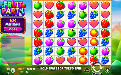 Permainan Slot Fruit Party di Kasino Dalam Talian Empire777 MY
