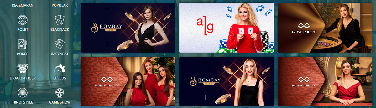 Permainan Meja Rolet, Blackjack & Banyak Lagi di 22bet