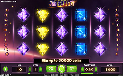 Permainan Slot Starburst di Kasino Dalam Talian BK8 MY